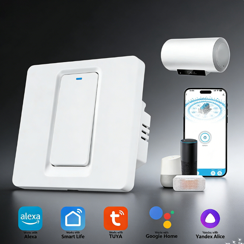 Smart Home Alexa - Smart Water Heater Switch/WiFi&Bluetooth Touch Control