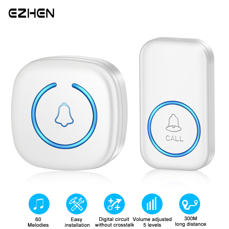 Smart Home Video Doorbell - EZHEN Smart Wireless Doorbell Welcome Door