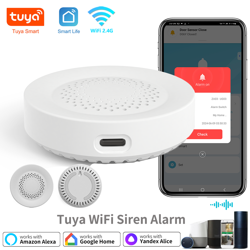 Smart Home News - Tuya WiFi Siren Alarm For Smart