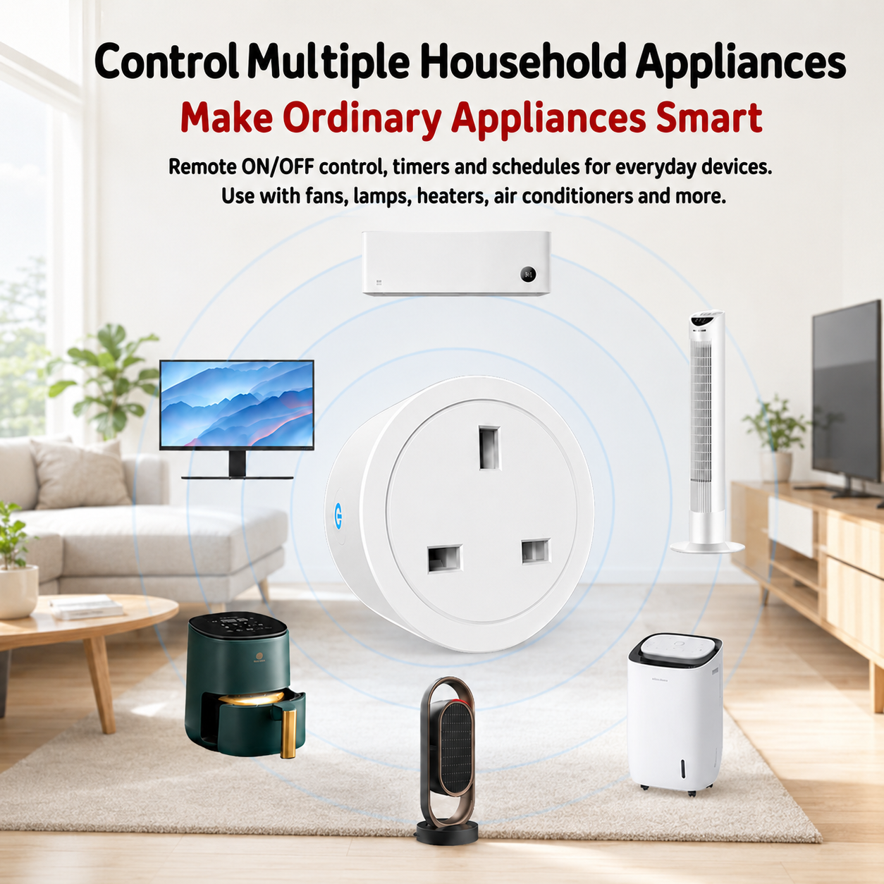 Tuya UK Smart Plug WiFi Blueto - Smart Home Alexa reseña y precio