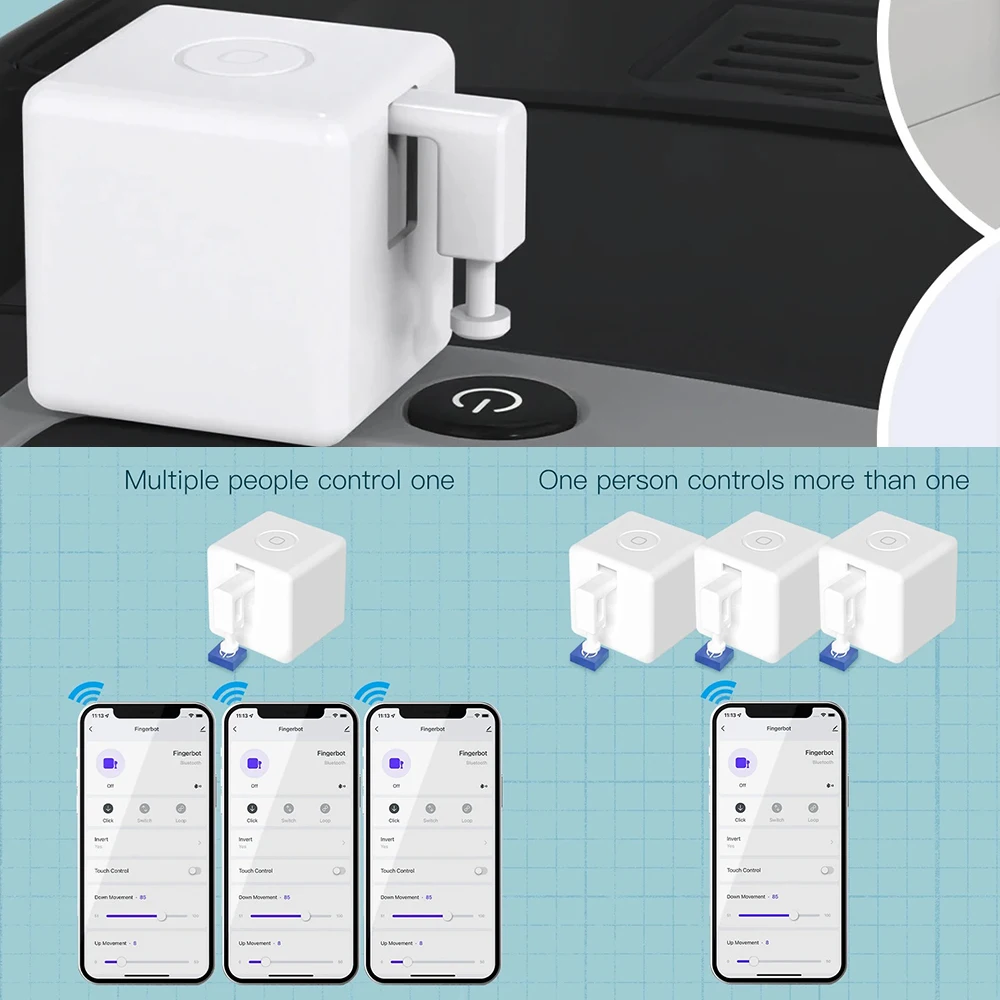 Smart ZigBee Fingerbot Wireles - Smart Home Elements reseña y precio