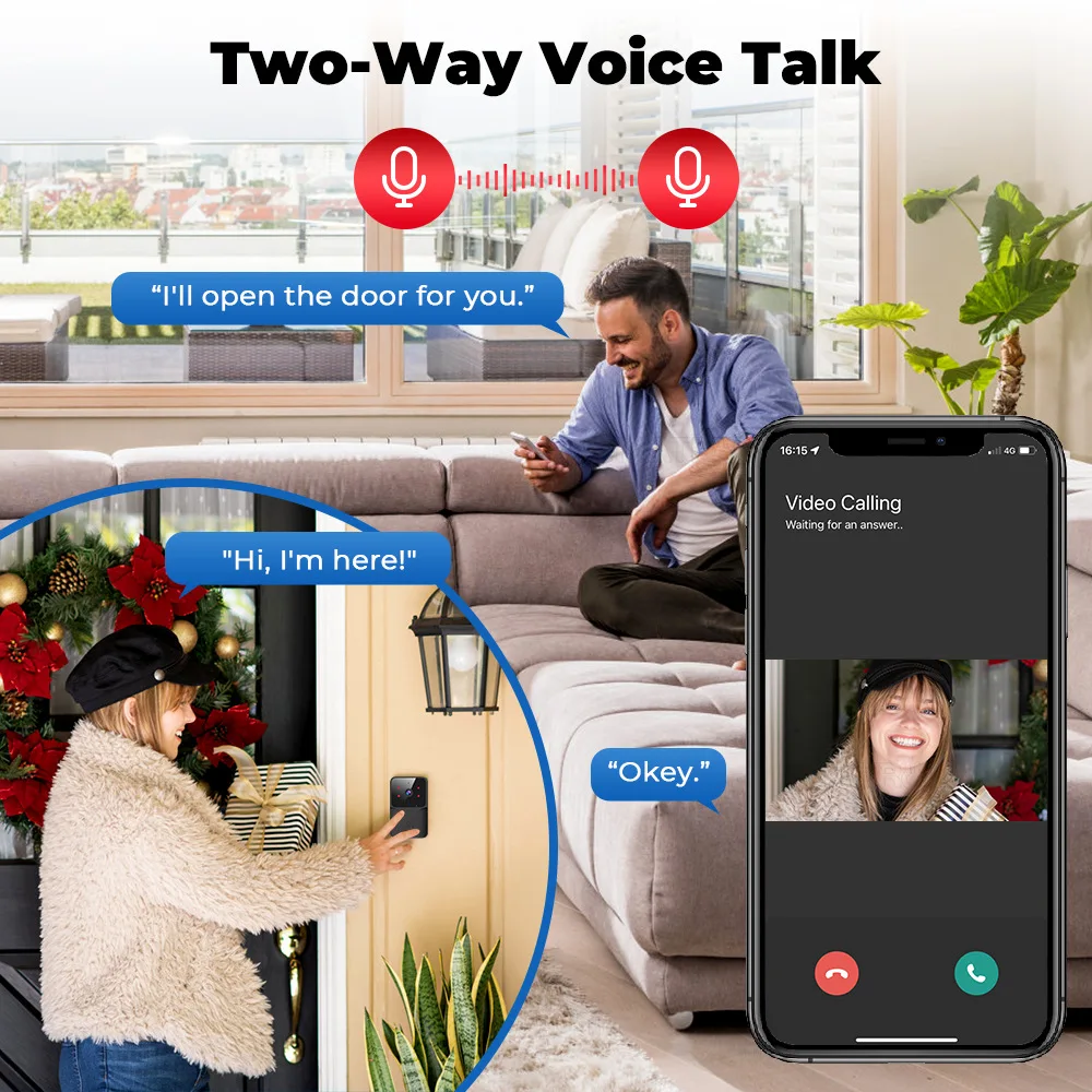 2026 WiFi Video Doorbell 1080P - Smart Home Video Doorbell reseña y precio