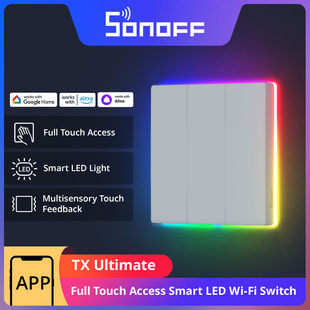 SONOFF TX Ultimate Smart WiFi  - Wifi Led Dimmer reseña y precio