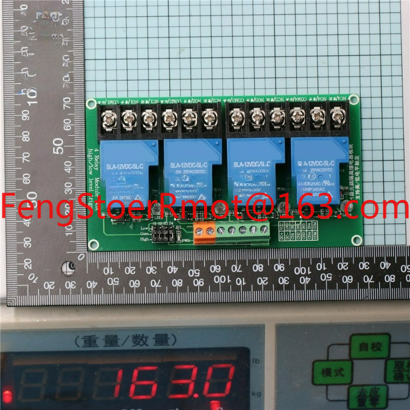 5V/12V/24V 4-way relay module  - Smart Home With Plc reseña y precio