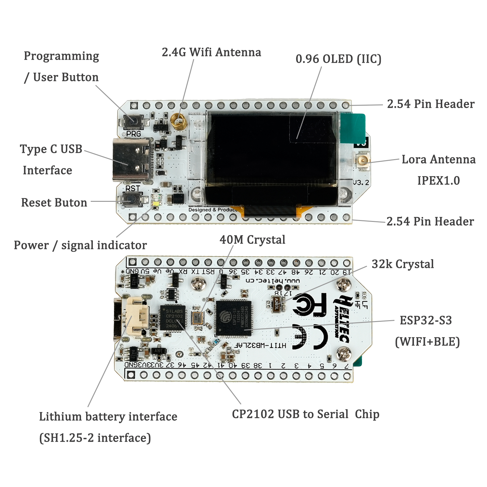 2PCS Heltec LoRa32 V3 868MHz 9 - Smart Home Arduino reseña y precio