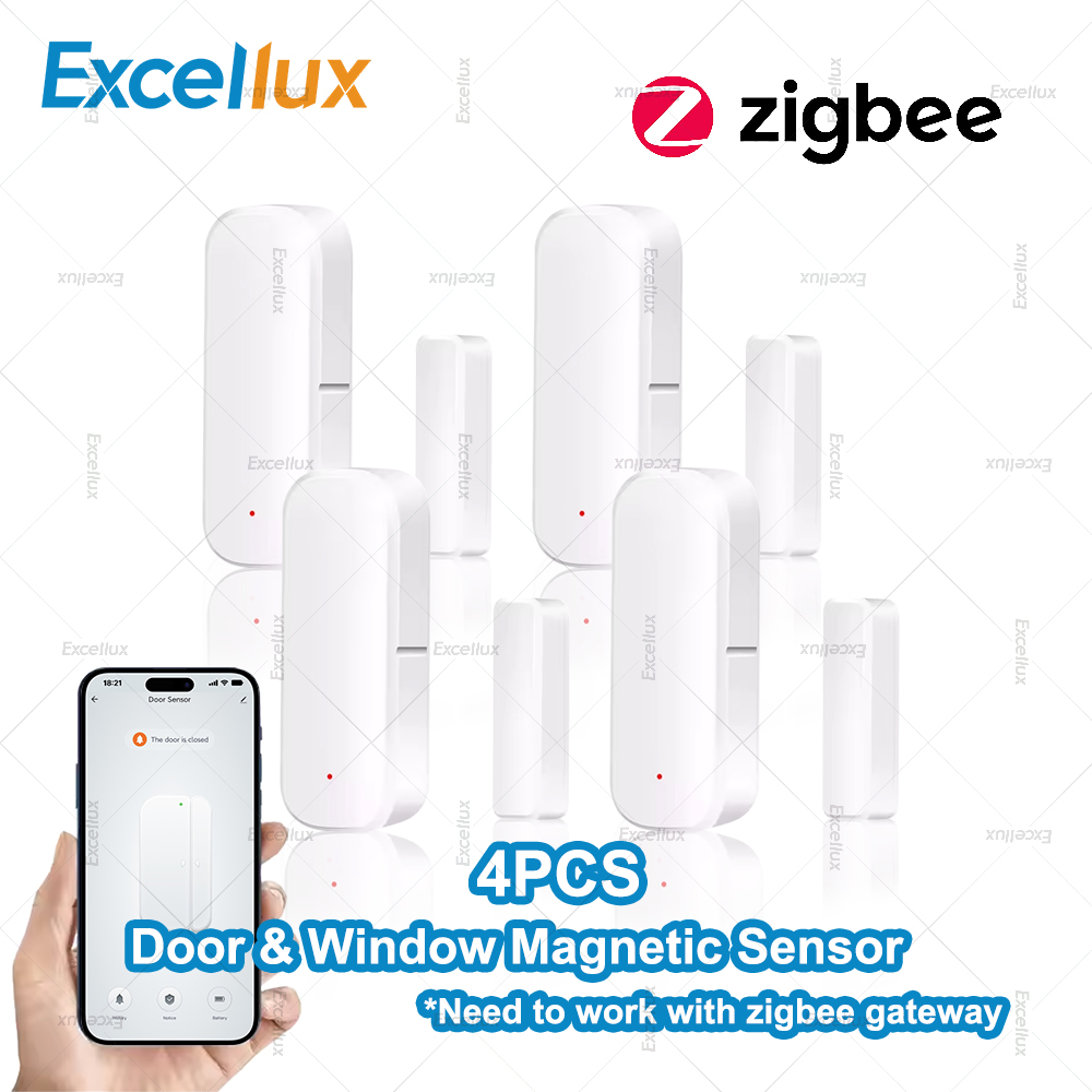 4Pcs Zigbee Door Window Sensor - Smart Home News reseña y precio