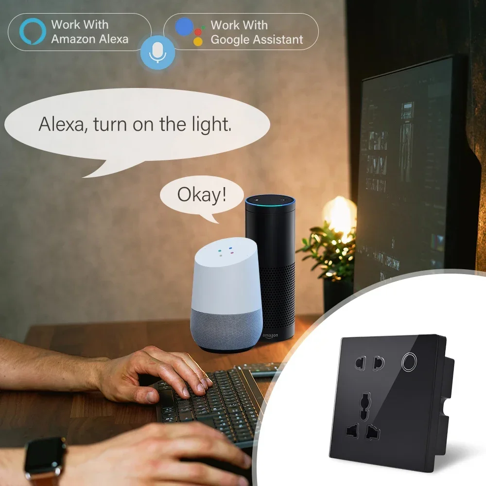Customized Smart WiFi Wall Soc - Smart Wall Socket reseña y precio