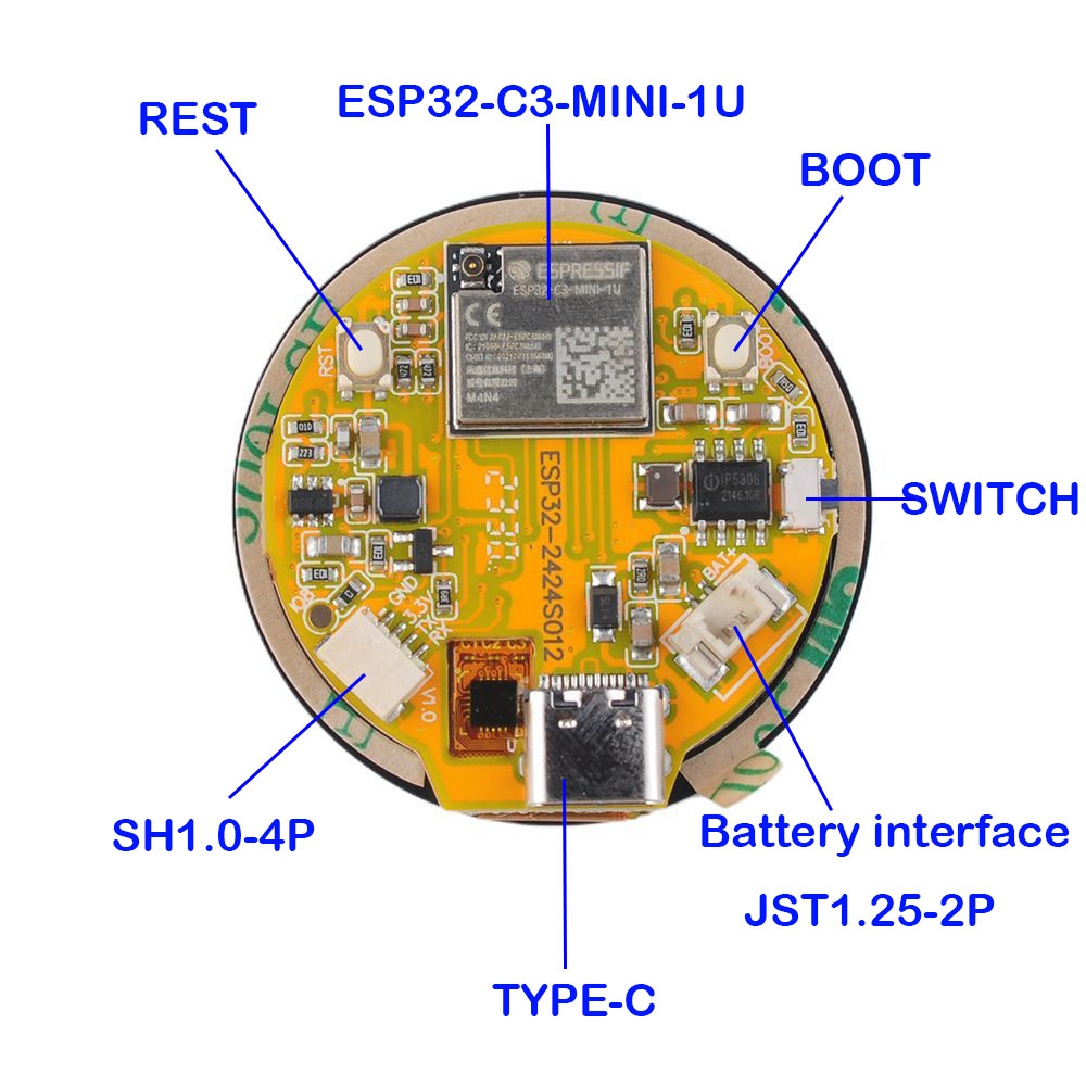 ESP32 Display 1.28 inch ESP32- - Smart Home Arduino reseña y precio