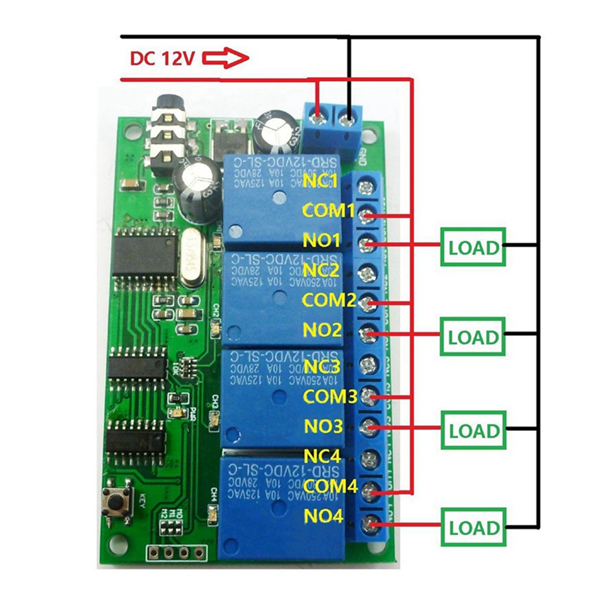 N495R-AD22B04 4 Channel Relay  - Smart Home With Plc reseña y precio