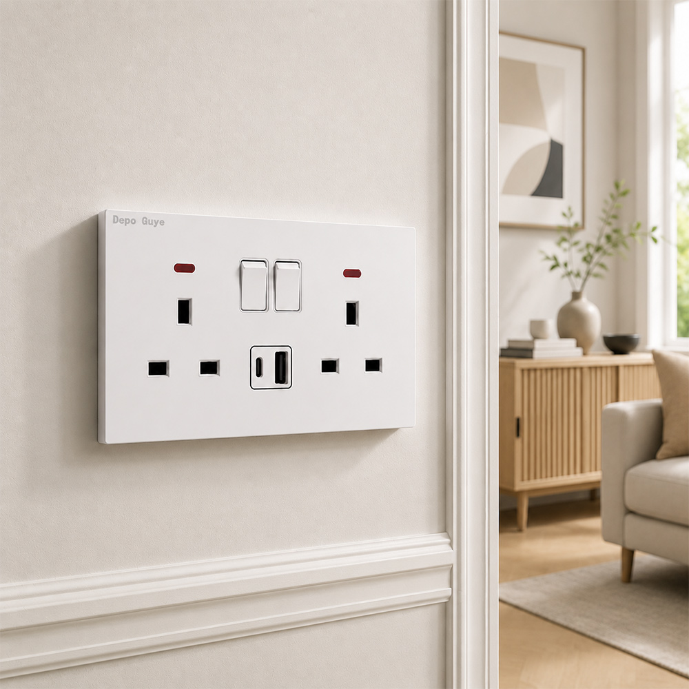 UK Standard Power Socket 13A Q - Smart Wall Socket reseña y precio