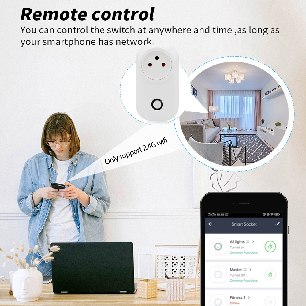 Tuya Smart Socket IsraeL Plug  - Smart Wall Socket reseña y precio