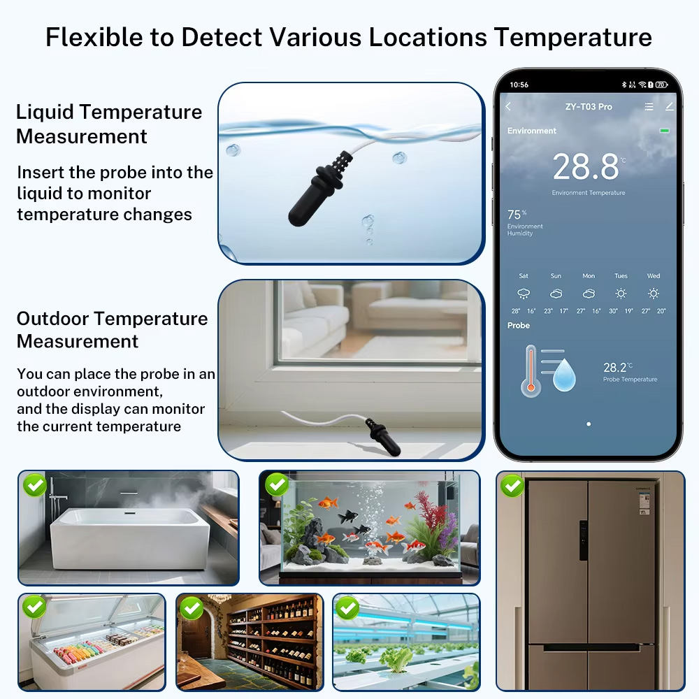 Tuya Zigbee WiFi Temp Humidity - Smart Home Alexa reseña y precio