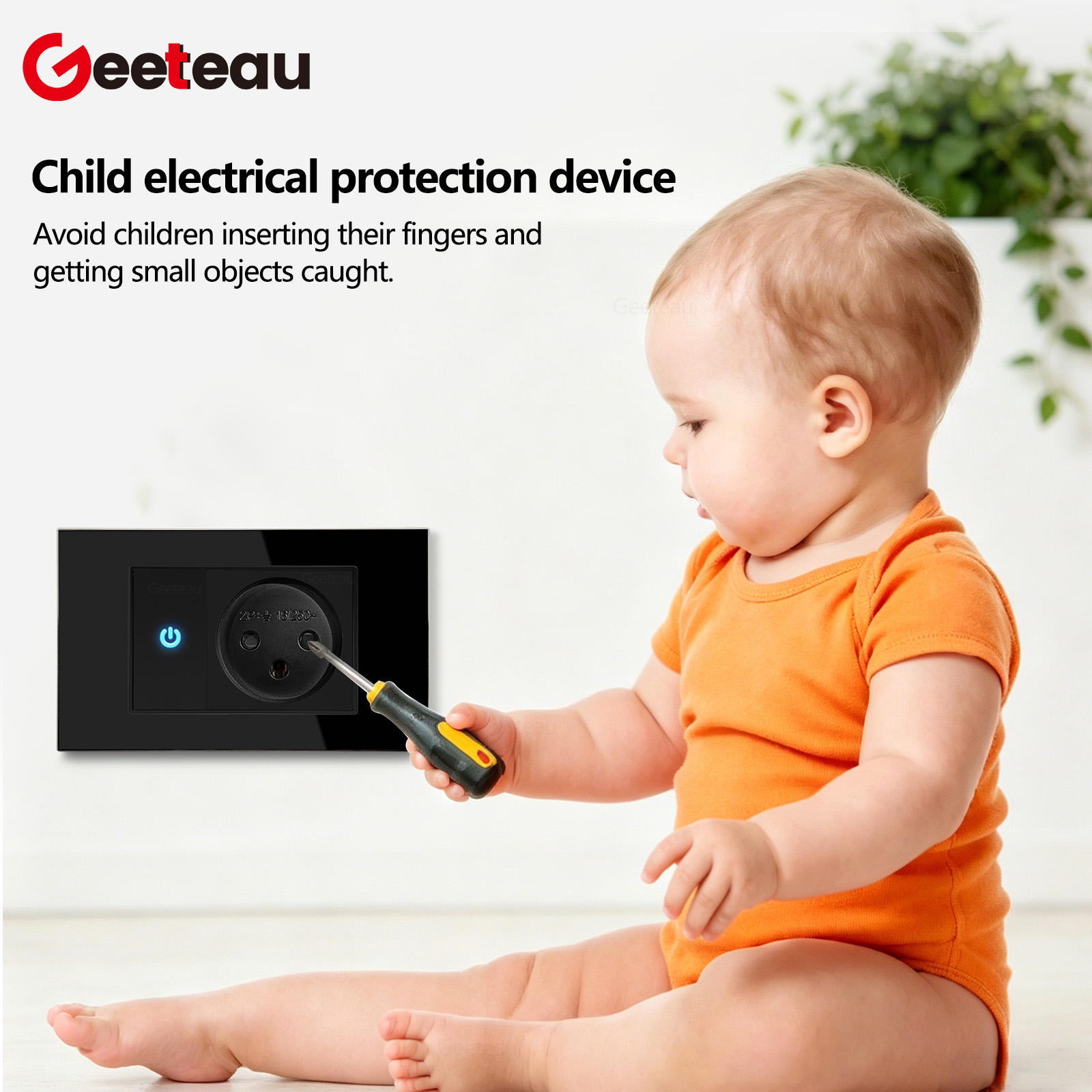 Geeteau Israel Palestine 16A S - Smart Wall Socket reseña y precio