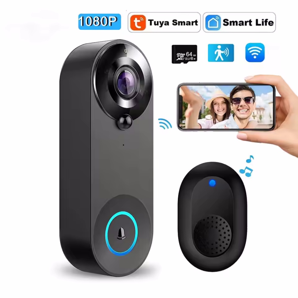 Tuya 1080P Wireless WIFI Doorb - Smart Home Video Doorbell reseña y precio