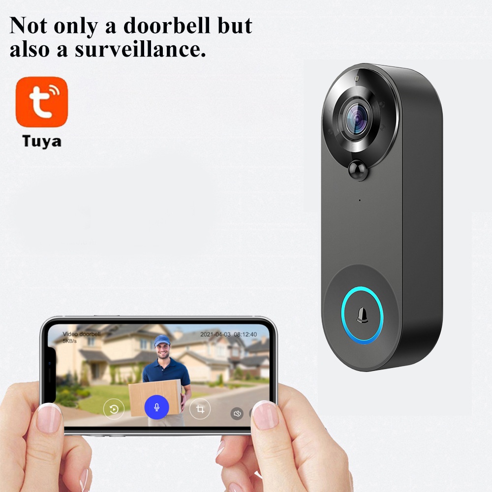 Tuya 1080P Wireless WIFI Doorb - Smart Home Video Doorbell reseña y precio