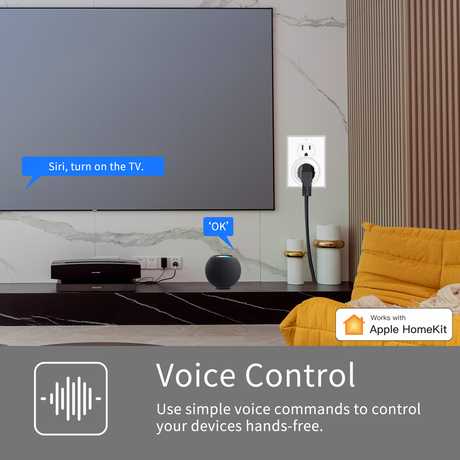 HomeKit US Round Smart Plug 10 - Smart Home Group reseña y precio