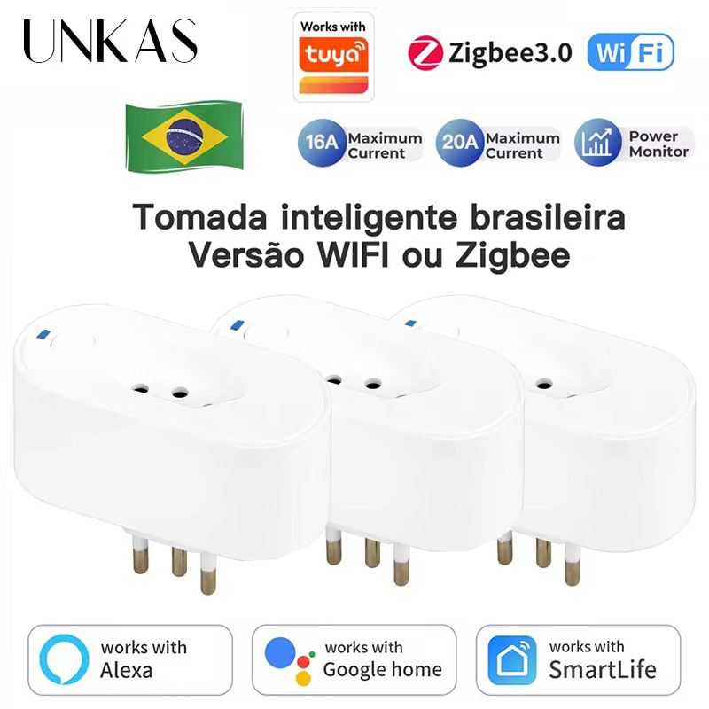 UNKAS Works with Tuya Brazil P - Smart Home Elements reseña y precio