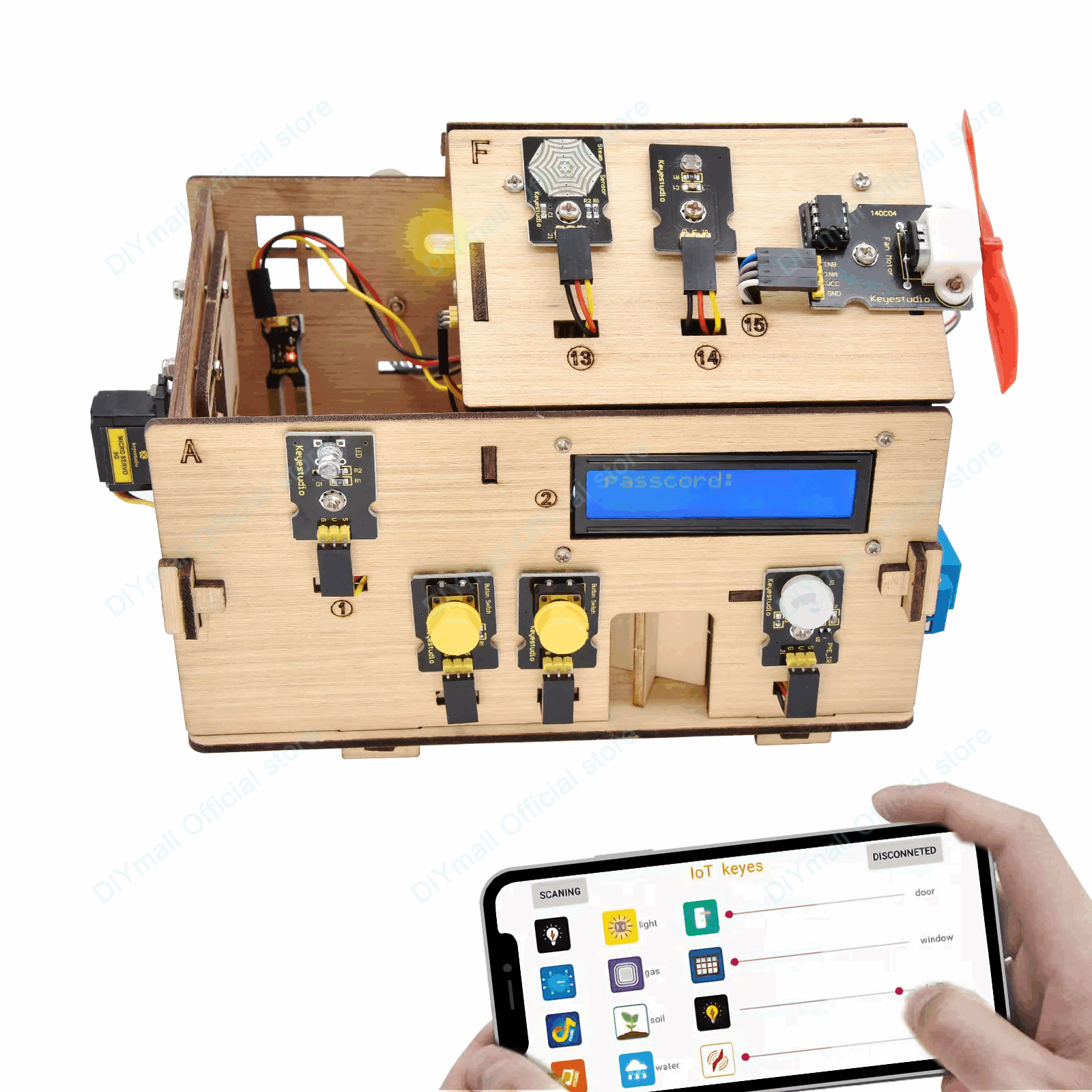 Keyestudio Smart IoT Home Kit  - Smart Home Arduino reseña y precio