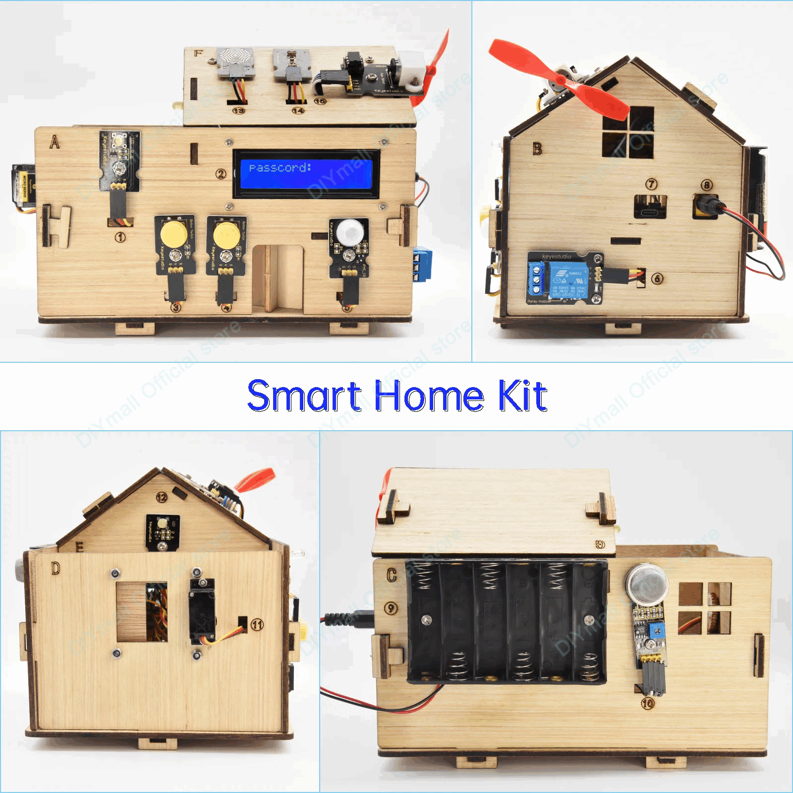 Keyestudio Smart IoT Home Kit  - Smart Home Arduino reseña y precio