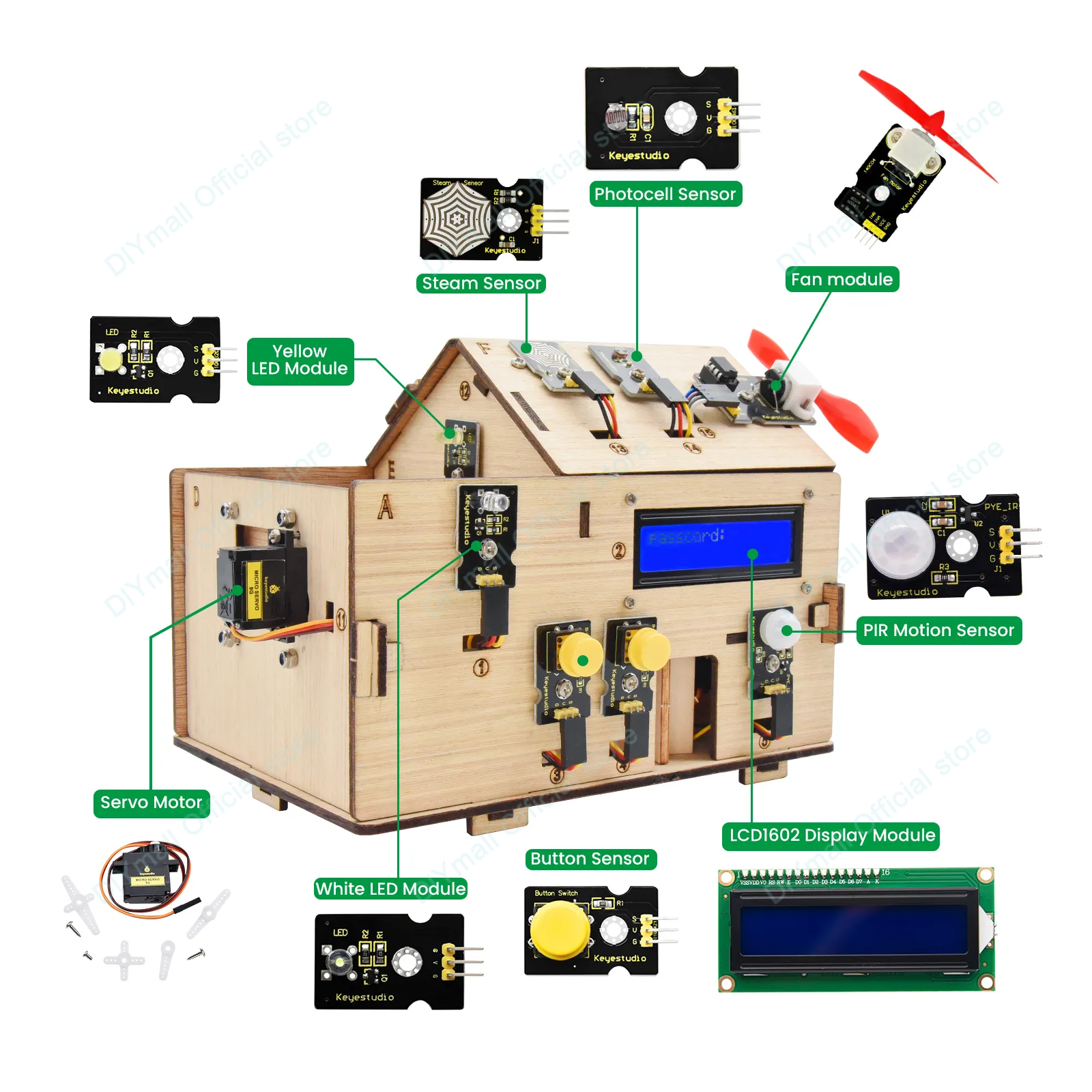 Keyestudio Smart IoT Home Kit  - Smart Home Arduino reseña y precio