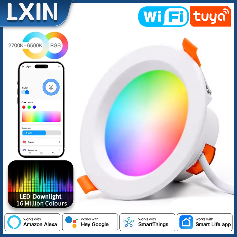 Lxin Tuya Downlight WIFI, 7/9/ - Wifi Led Dimmer reseña y precio