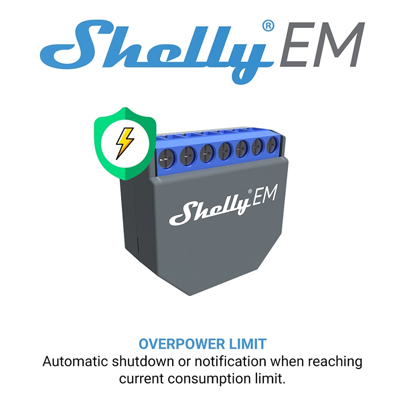 SHELLY EM Wifi Smart Life Cont - Smart Home Alexa reseña y precio
