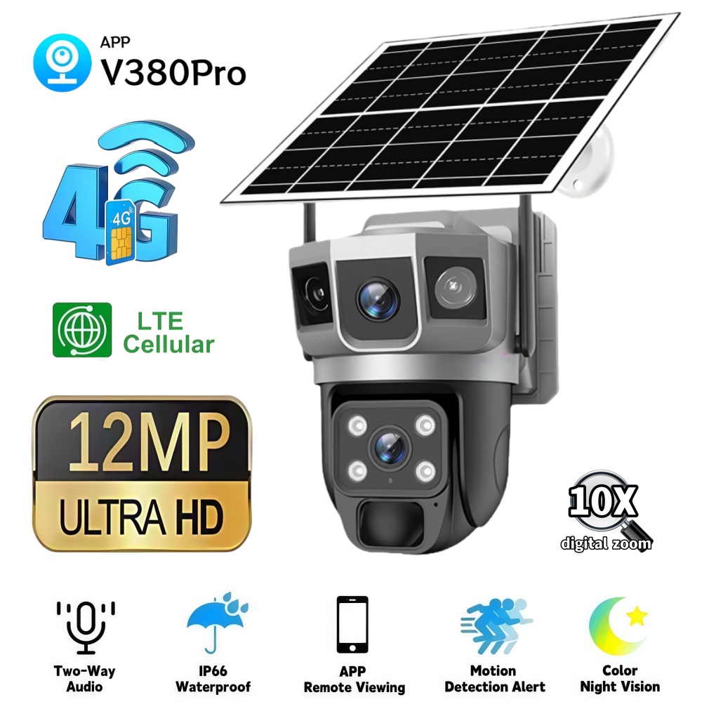 4G Camera Outdoor Solar Survei - Smart Home News reseña y precio