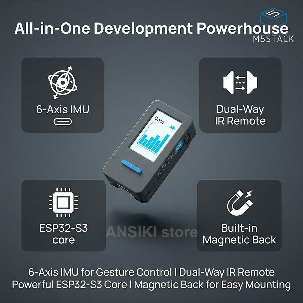 M5Stack M5StickS3 ESP32-S3 IoT - Smart Home Kit reseña y precio
