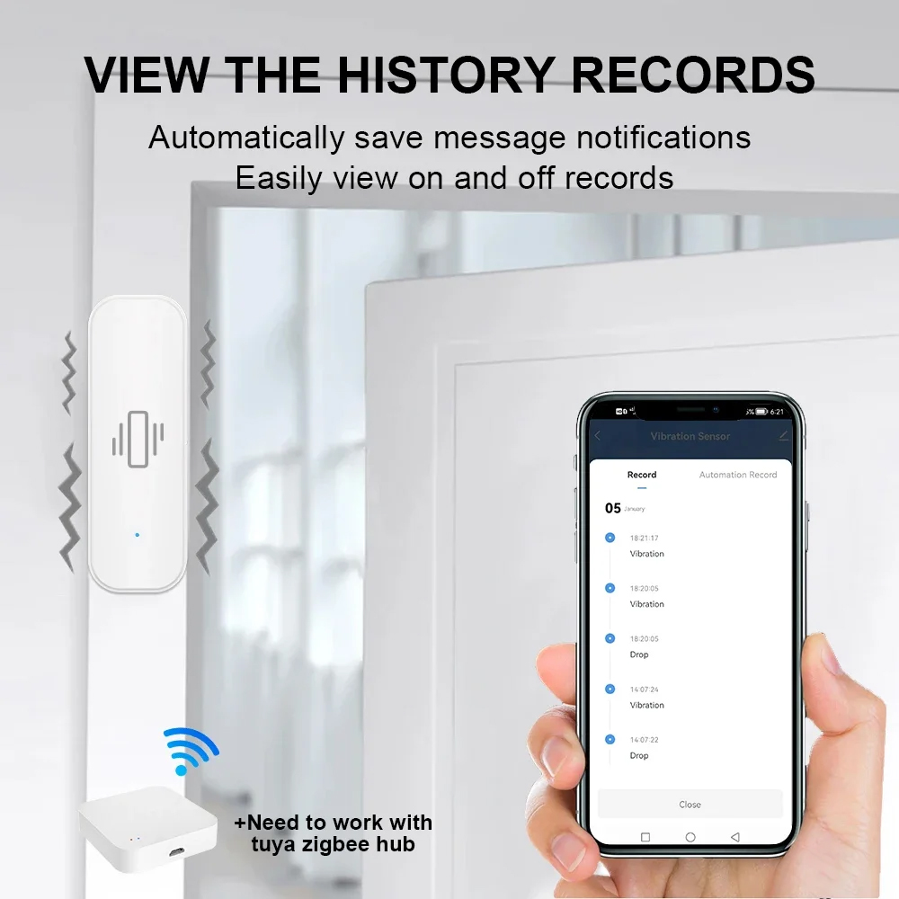 Smart ZigBee Vibration Sensor  - Smart Home News reseña y precio