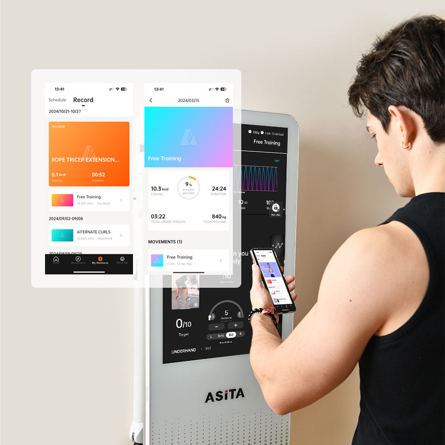 ASITA Multi Function Fitness E - Smart Home Gym Mirror reseña y precio