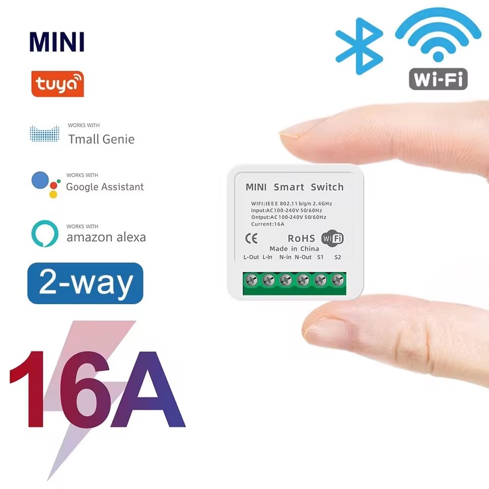 16A Tuya WiFi Smart Switch 2-w - Smart Home Energy reseña y precio