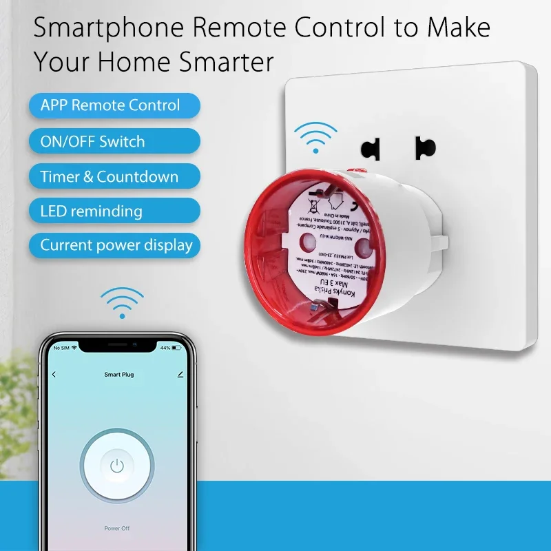 Tuya WiFi Smart Plug Socket EU - Smart Home News reseña y precio