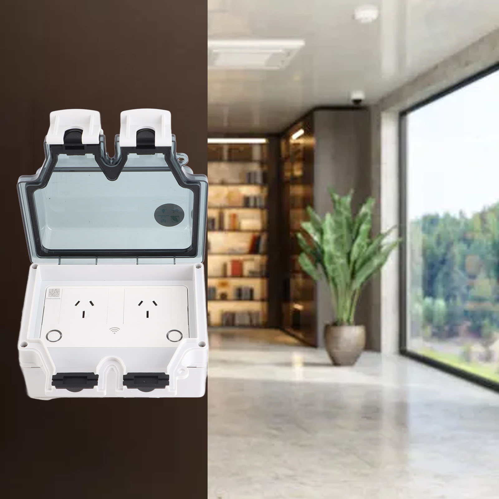 Waterproof Socket WiFi Socket  - Smart Wall Socket reseña y precio