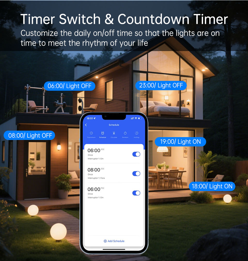 WiFi RF 433mhz Touch Wall Ligh - Smart Home Alexa reseña y precio