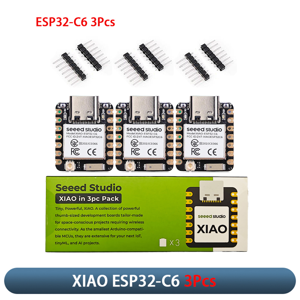 XIAO ESP32-C6 3Pcs Development - Smart Home Arduino reseña y precio