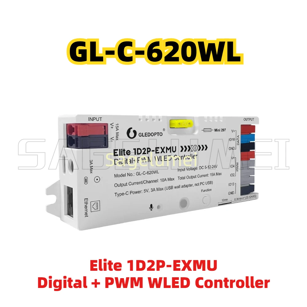 WLED Controller Elite 1D2P-EXM - Wifi Led Dimmer reseña y precio