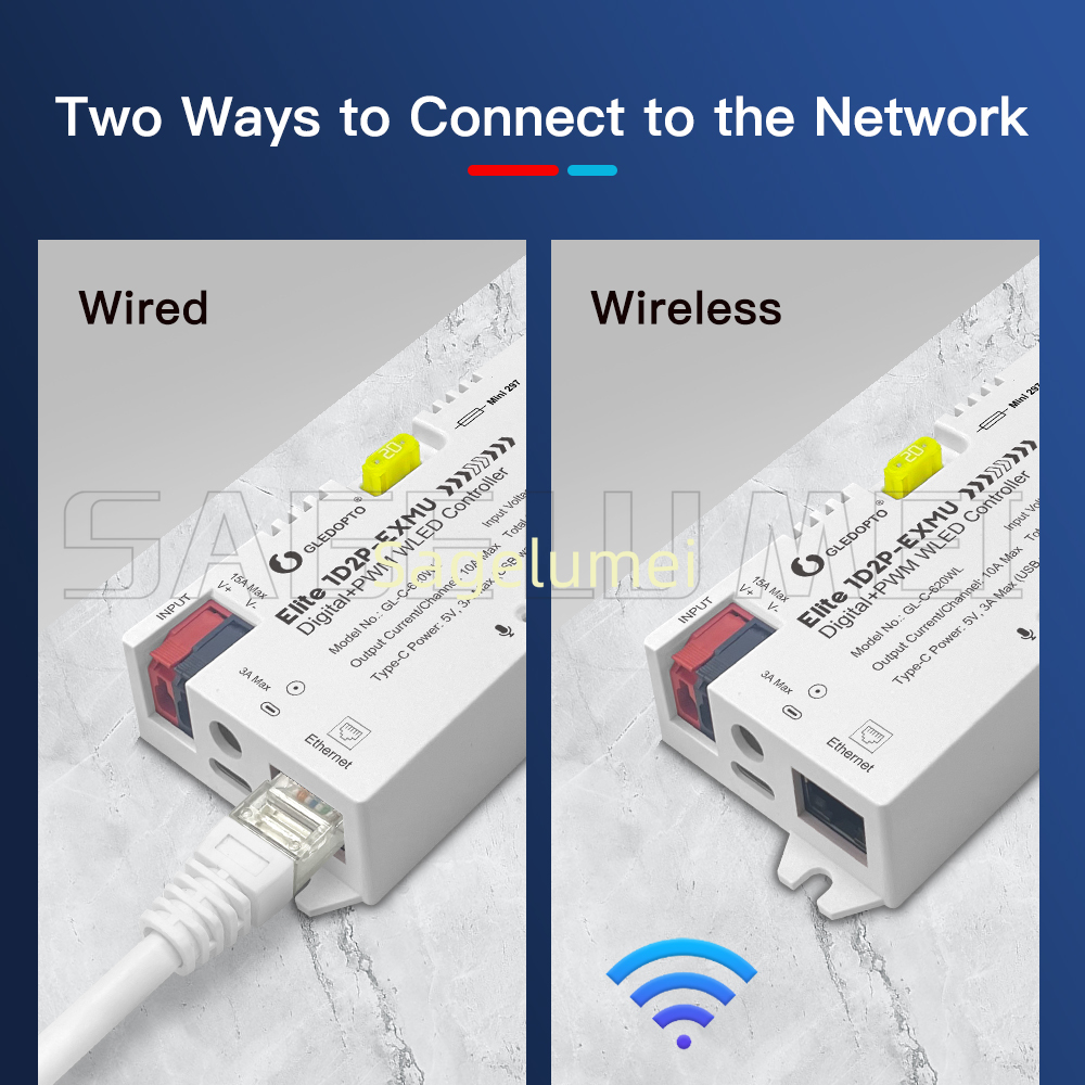 WLED Controller Elite 1D2P-EXM - Wifi Led Dimmer reseña y precio