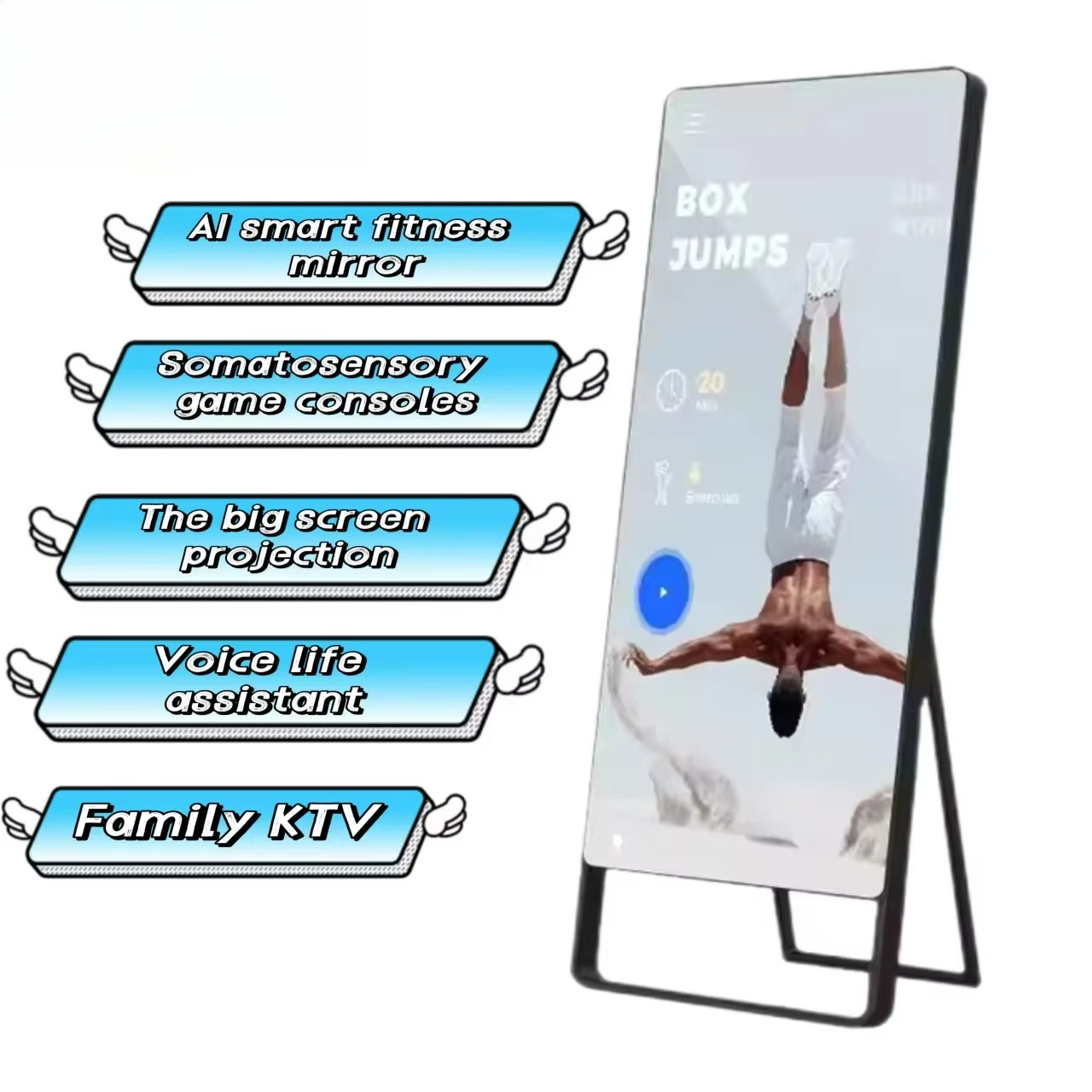 Personal Trainer Mirror Floor  - Smart Home Gym Mirror reseña y precio
