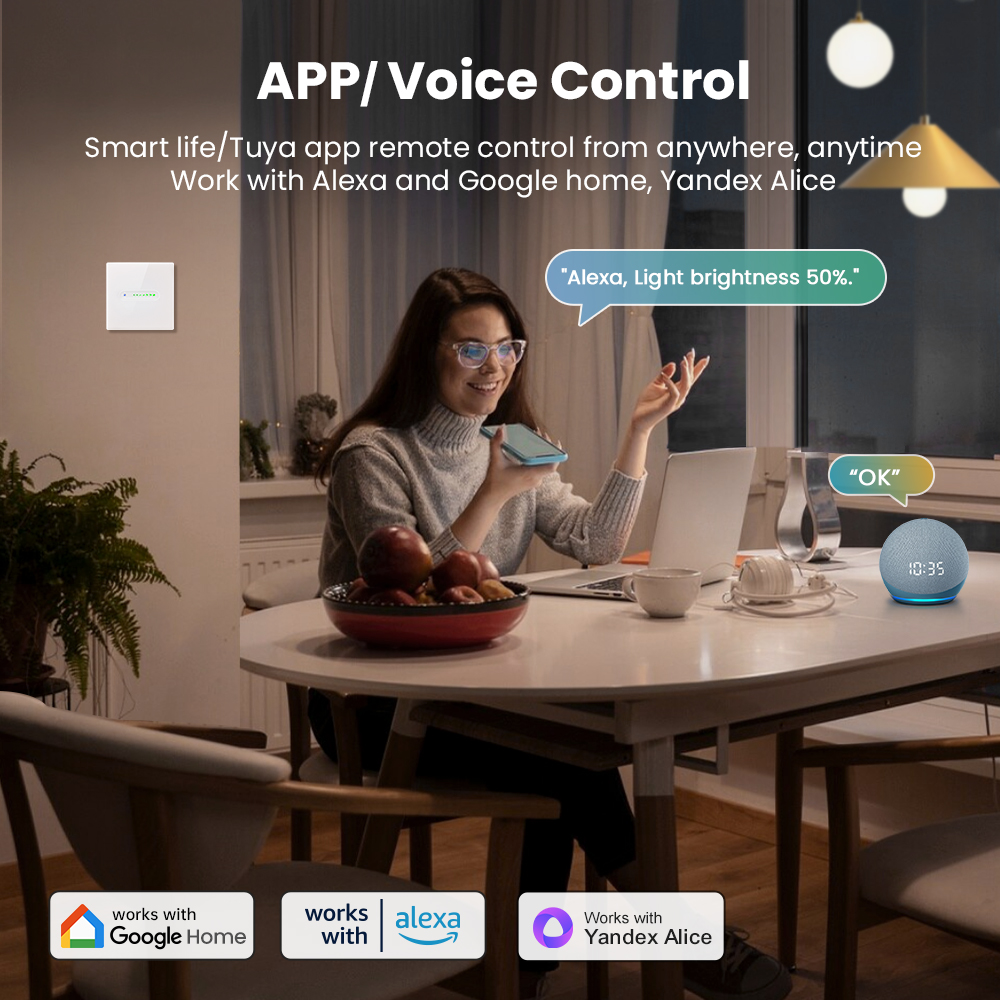 AVATTO WiFi 1/2 Gang Smart Dim - Smart Home Alexa reseña y precio