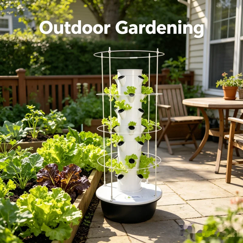 Smart Vertical Hydroponic Towe - Smart Home Kit reseña y precio