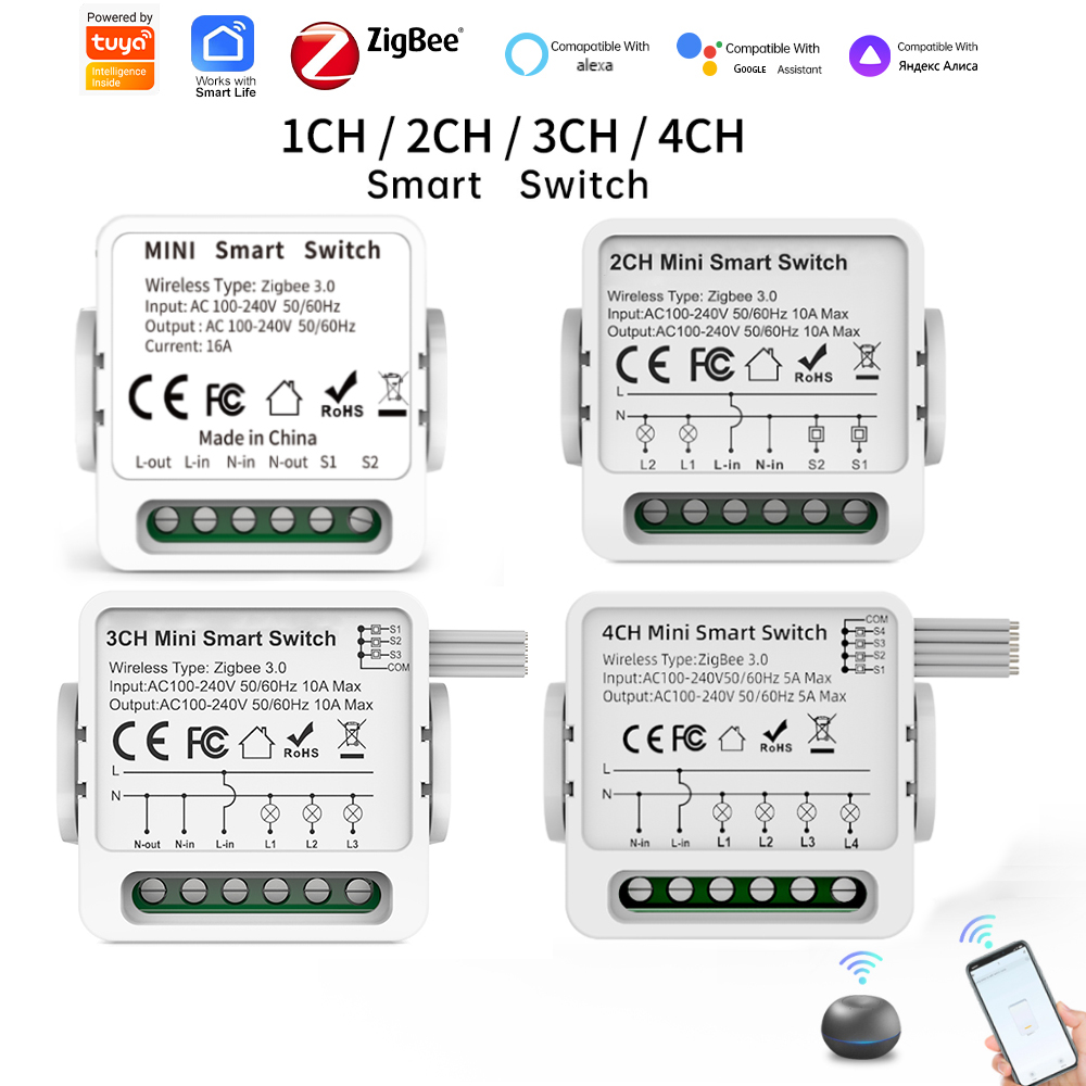 Tuya Zigbee 3.0 Smart Switch 1 - Smart Home Alexa reseña y precio