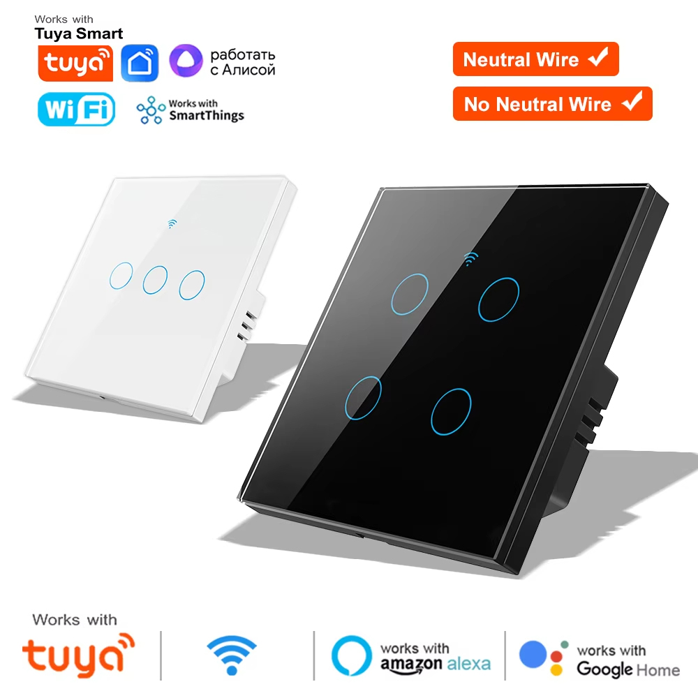 1 2 3 4 Gang WiFi RF 433mhz To - Smart Home Alexa reseña y precio