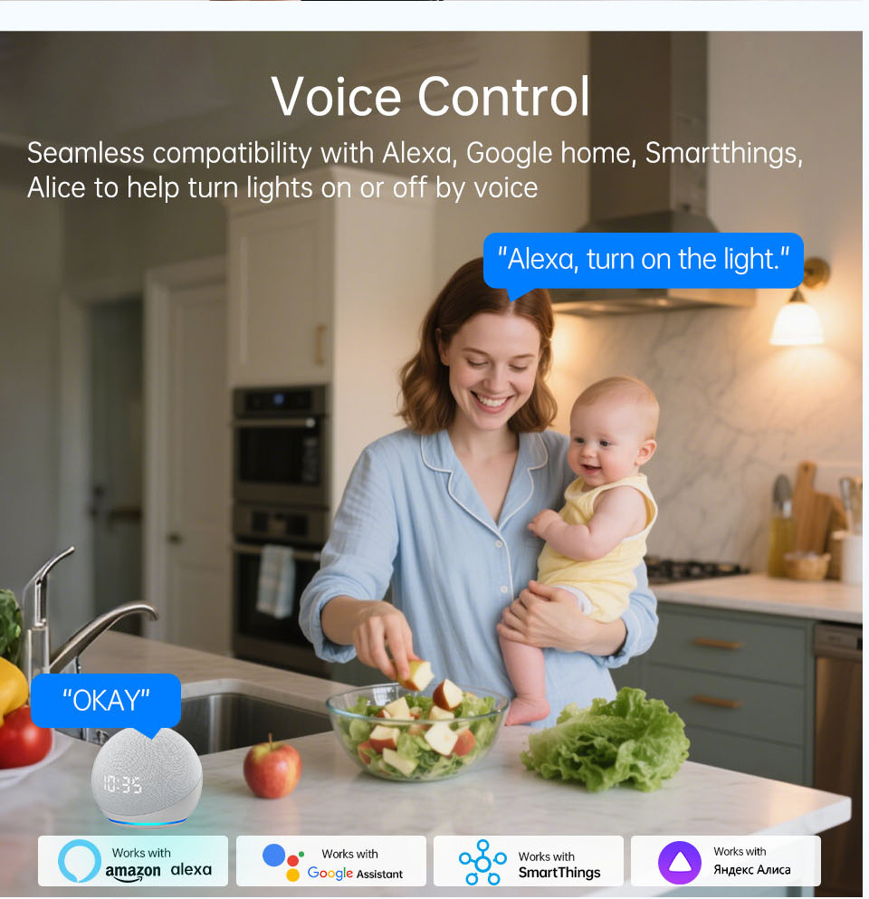 1 2 3 4 Gang WiFi RF 433mhz To - Smart Home Alexa reseña y precio