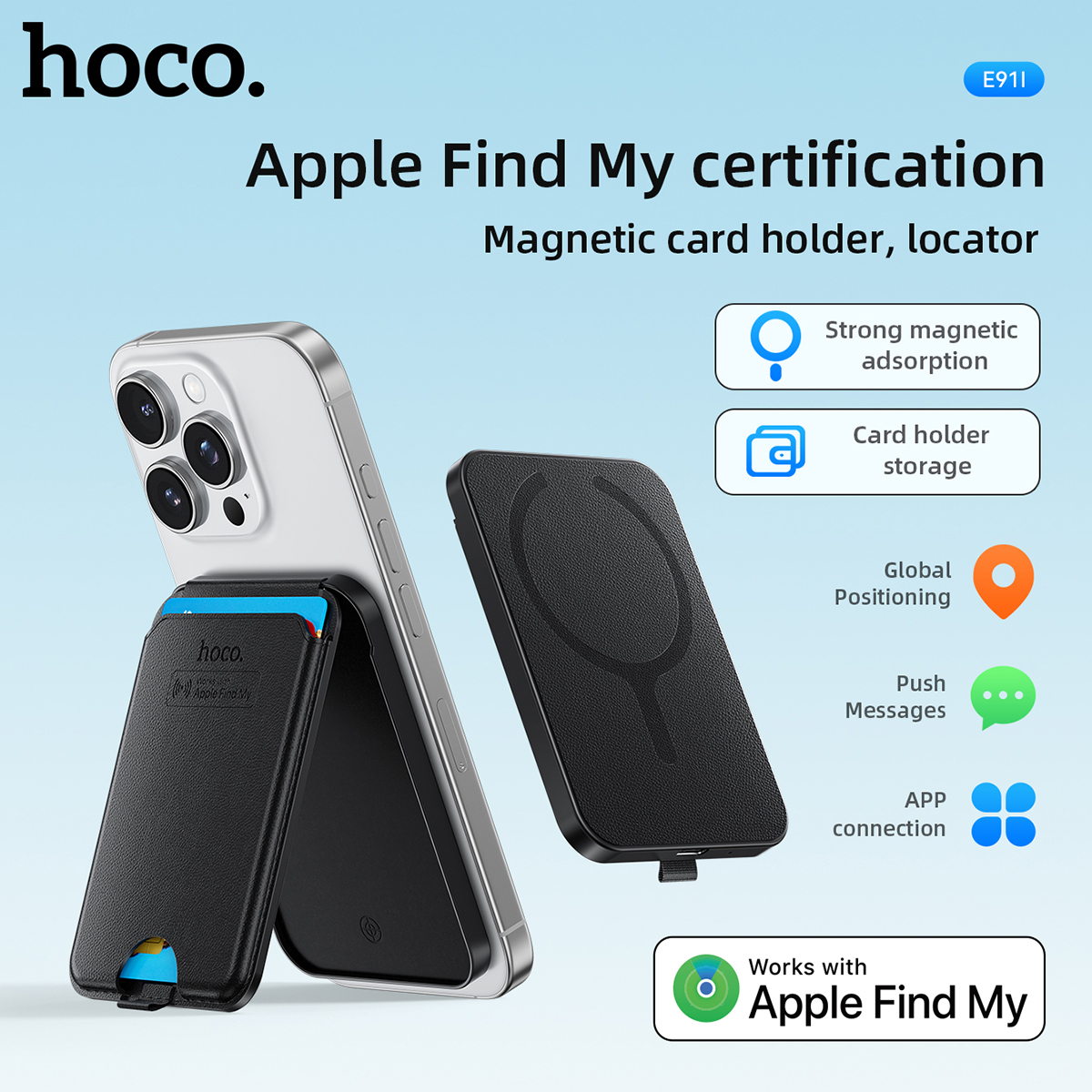 HOCO E91I Magnetic ID Card Hol - Smart Home Group reseña y precio