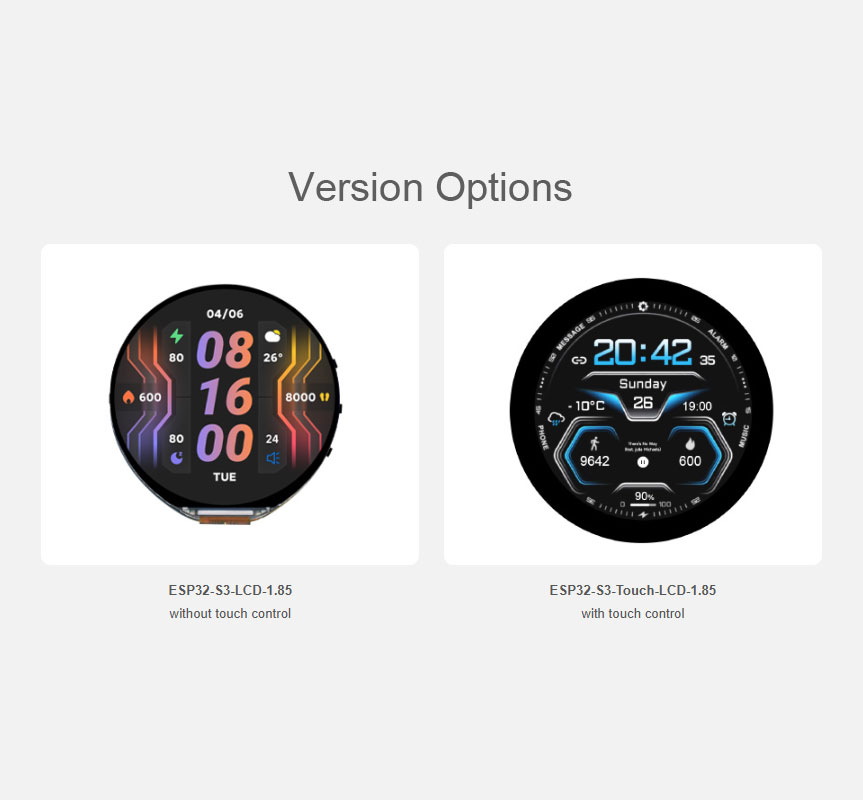 ESP32 S3 1.85 inch Round LCD D - Smart Home Arduino reseña y precio