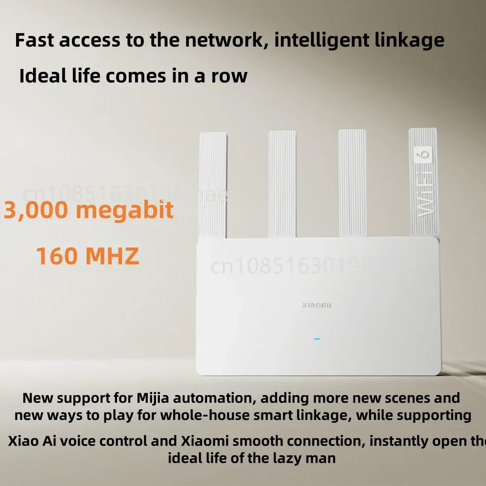 Xiaomi AX3000E WiFi 6 Router 3 - Smart Home Zestaw reseña y precio
