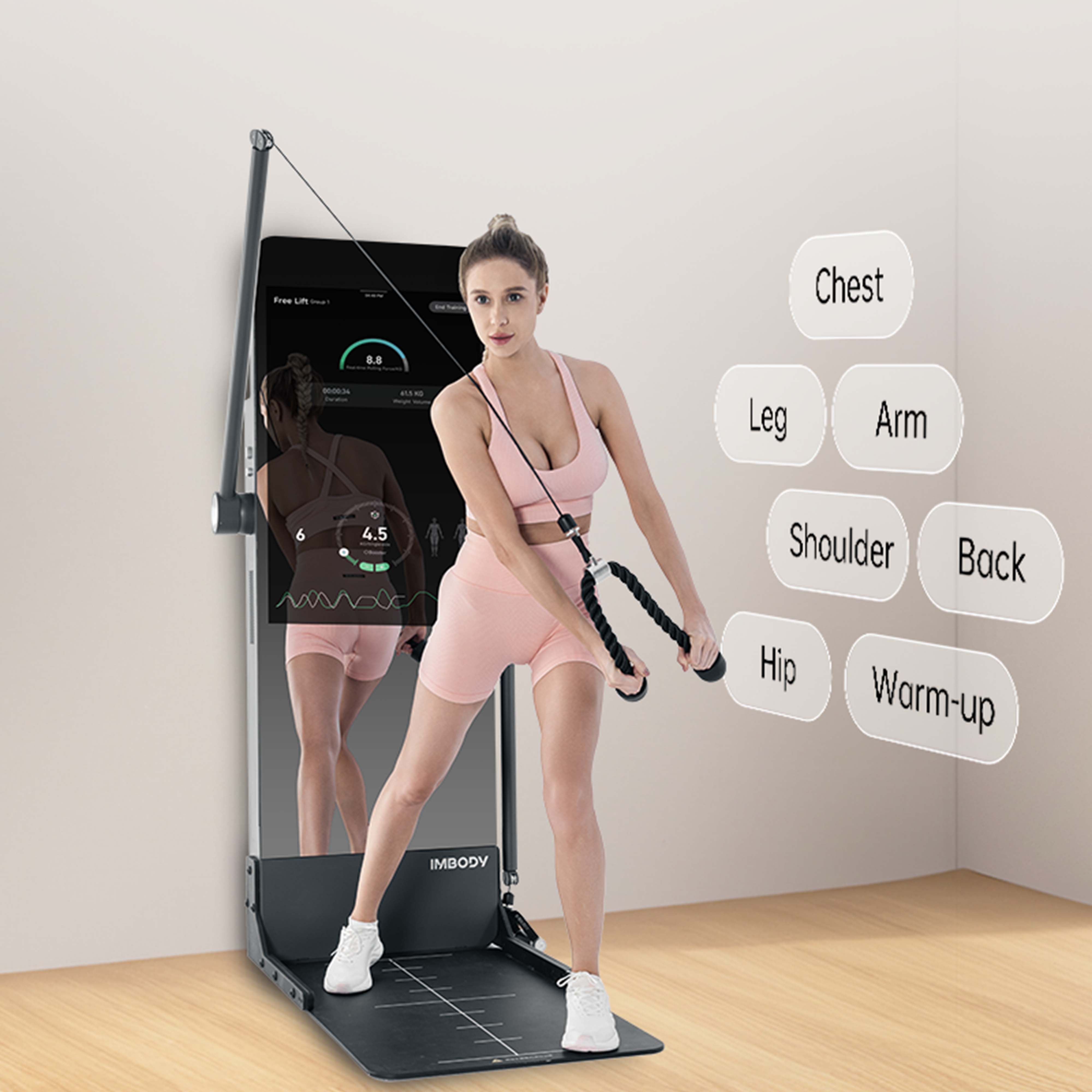 POWER S Pro Gym Equipment Pric - Smart Home Gym Mirror reseña y precio