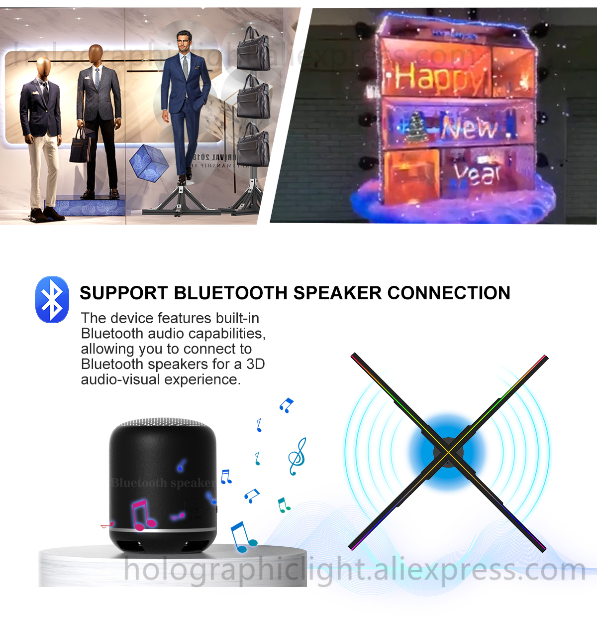 Newest P52 3D Hologram Fan 614 - Wifi Led Dimmer reseña y precio