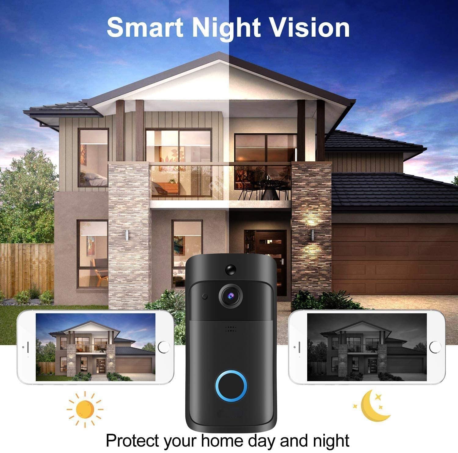 Video Doorbell Camera HD WiFi  - Smart Home Video Doorbell reseña y precio