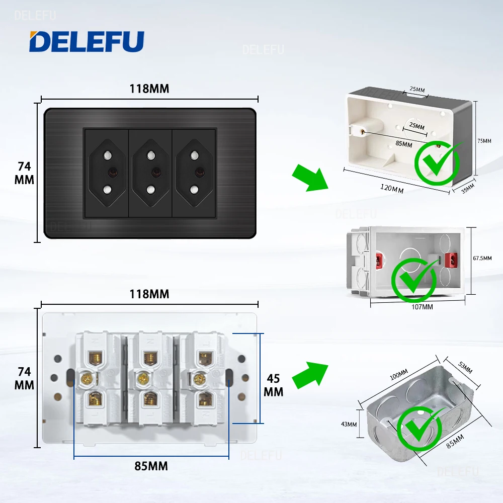 DELEFU- Stainless Steel Black  - Smart Home News reseña y precio